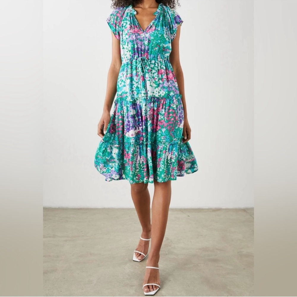Rails Juni Gardenia Floral Dress Small